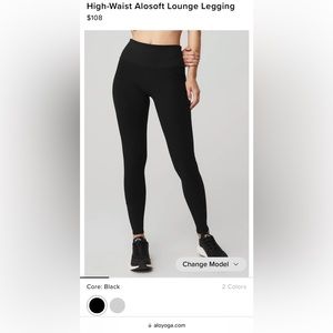 Alo high waist lounge leggings M in rich navy